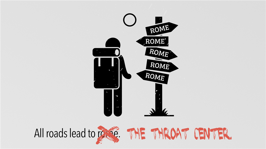 All Roads Lead to the Throat Center
