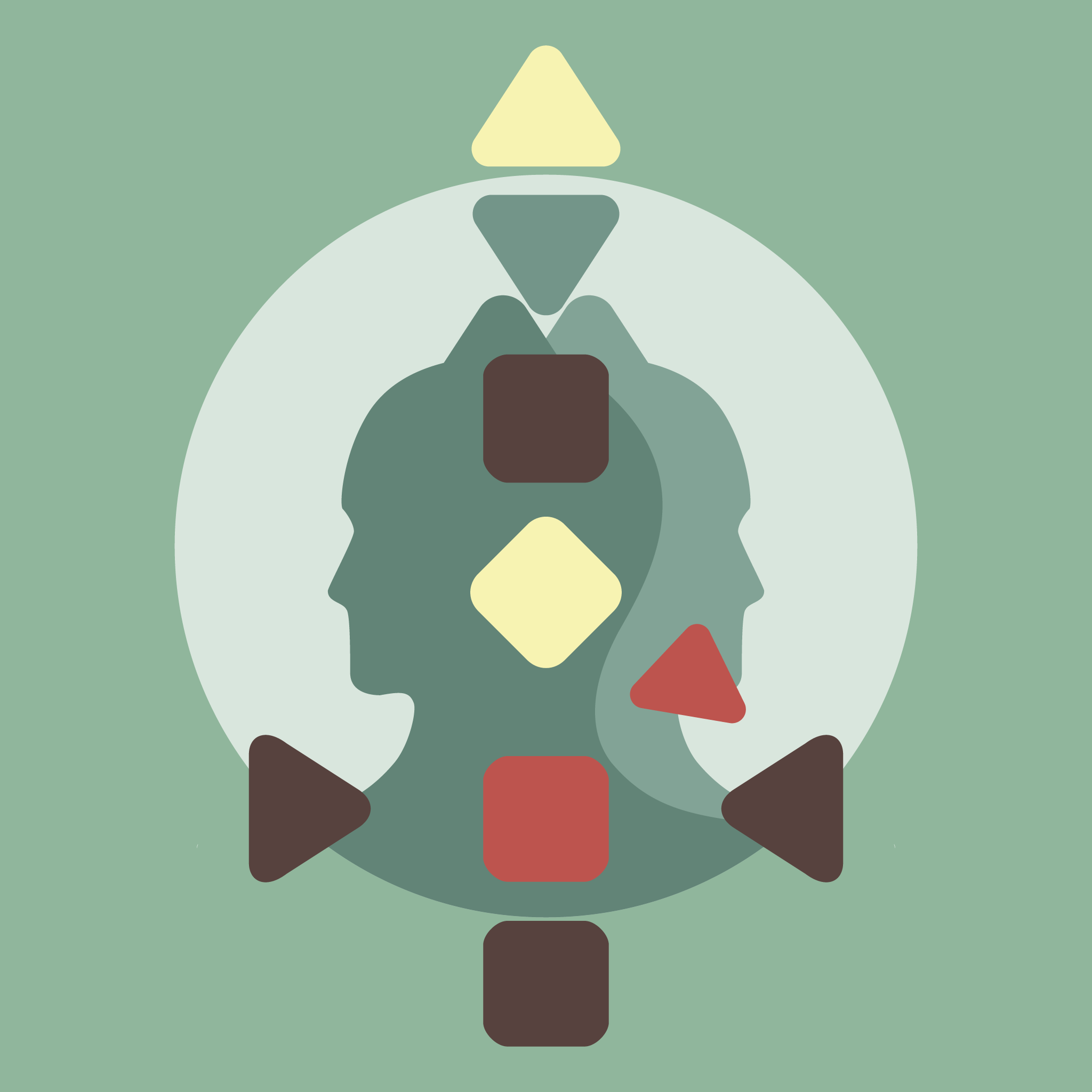 The Nine-Centered Being and Communion