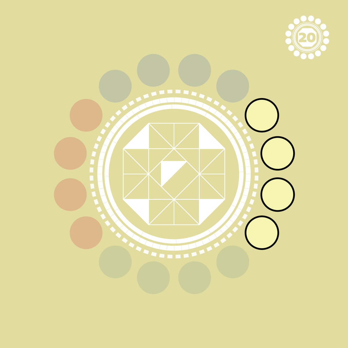Lesson 20 - The Quarter of Duality - QxQ - The 16 Faces of the Godhead